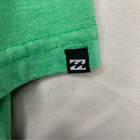 Billabong Skull Art T-Shirt Skateboarding Streetwear Short Sleeve Size XL Green - Picture 4 of 7